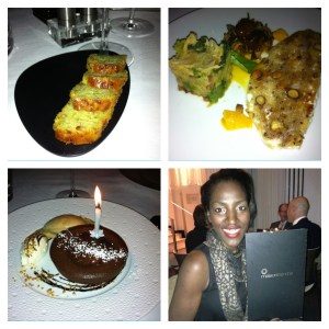 Delicious meal at the ‘trés chic’ Maison Blanche in Paris