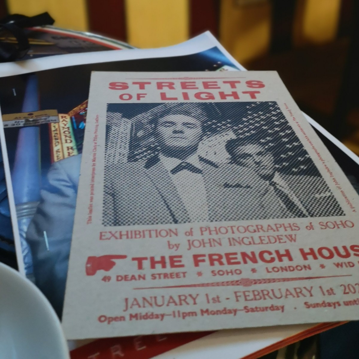 John Ingledew’s ‘Streets of Light’ exhibiting at The French House | My Soho&nbsp;Times