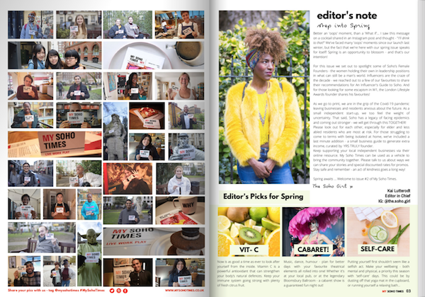 My Soho Times spring peak