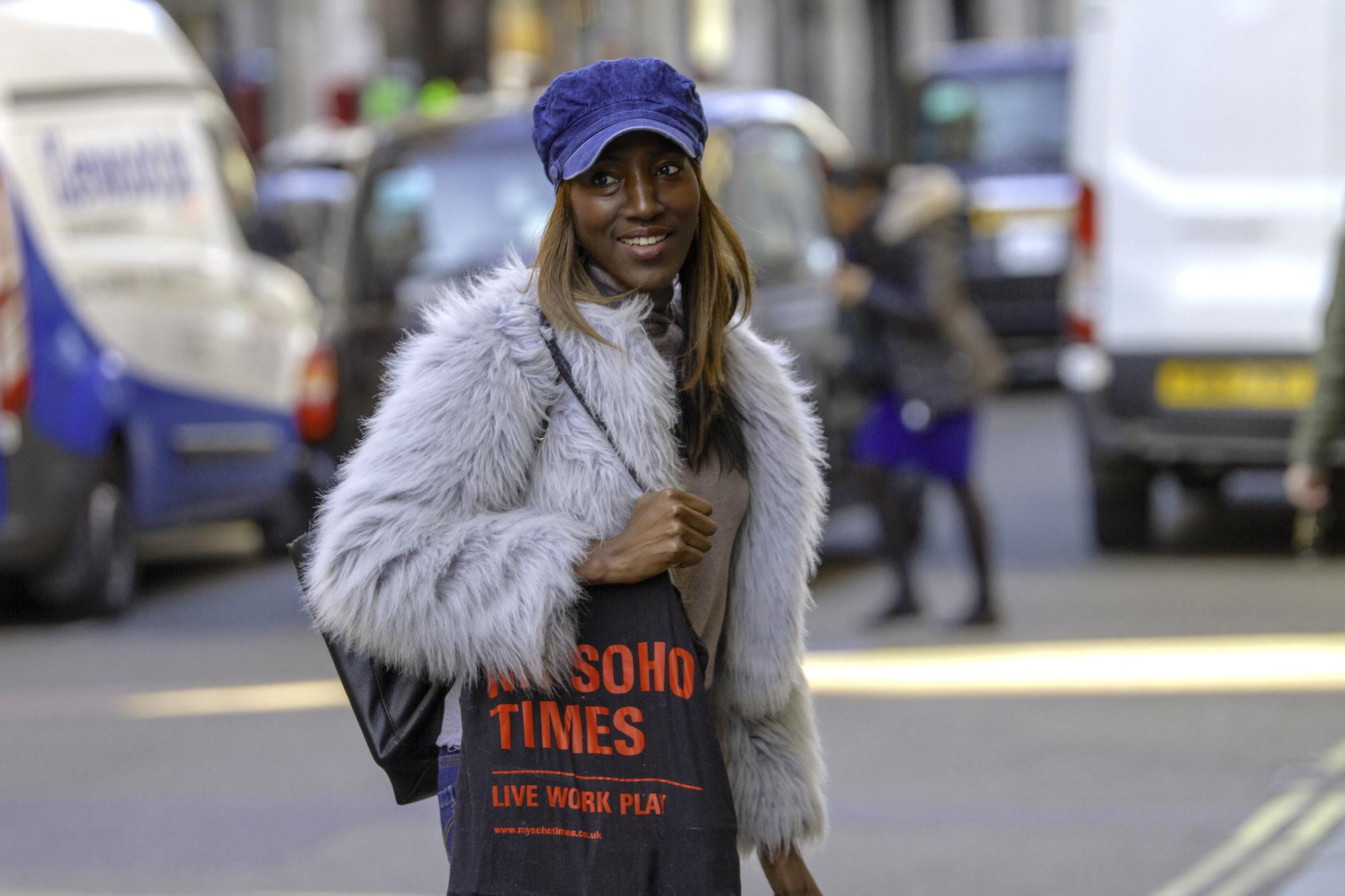 The Soho Girl | Black My Soho Times tote bag